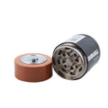 Alliage de zinc 55mm Modèle de batterie à trois couches Grinder de fumée Alliage de zinc