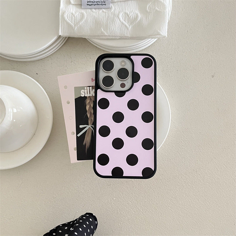 Coque de téléphone simple Dot Diamond résistant à la goutte