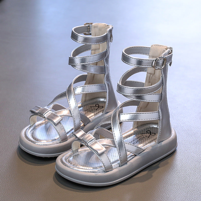 Chaussures d'été à la mode pour petites princesses et filles