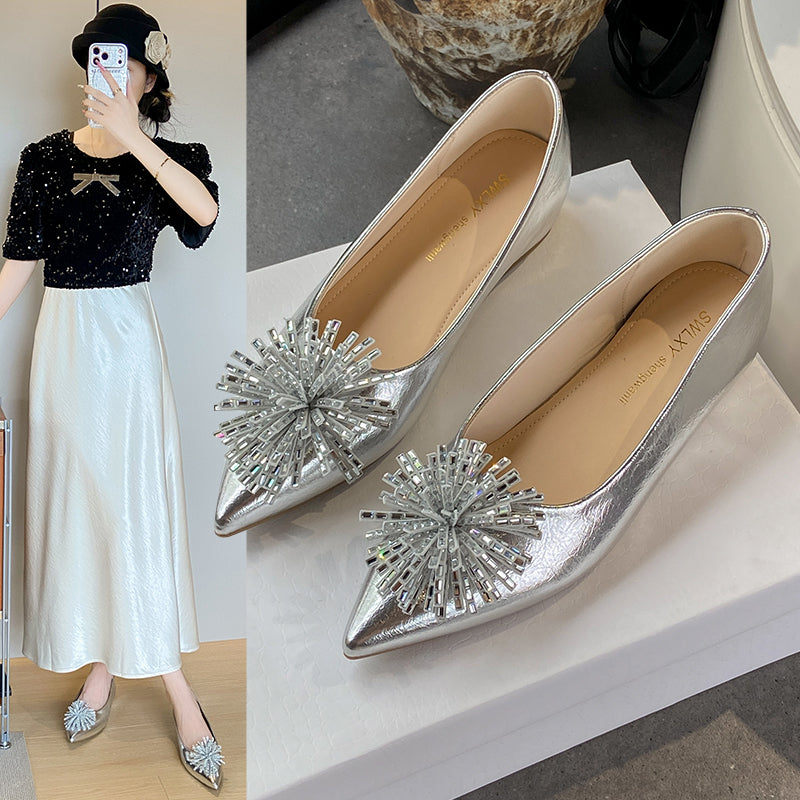 Femmes 6cm Hauteur invisible Augmenter Mary Jane Flats