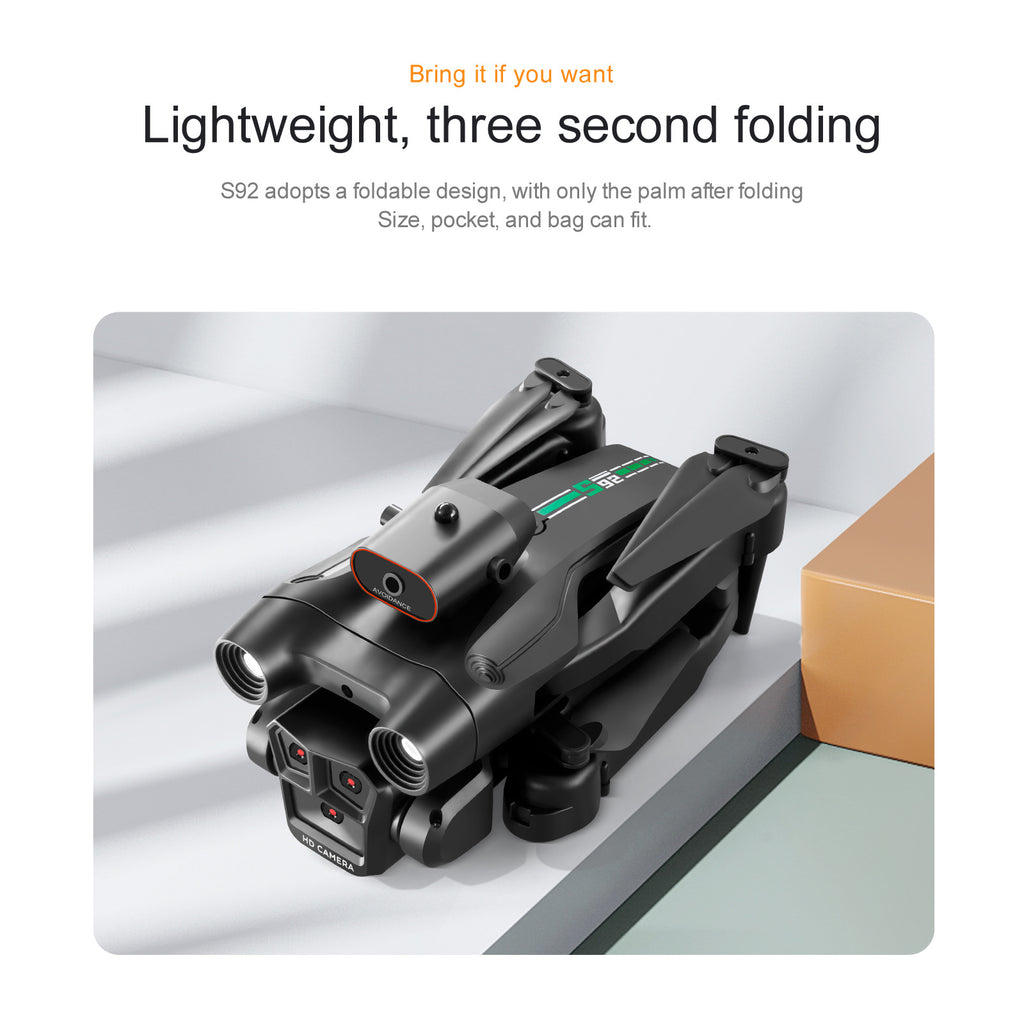 S92 Véhicule sans pilote télécommandé Double trois caméras Positionnement optique Quadco
