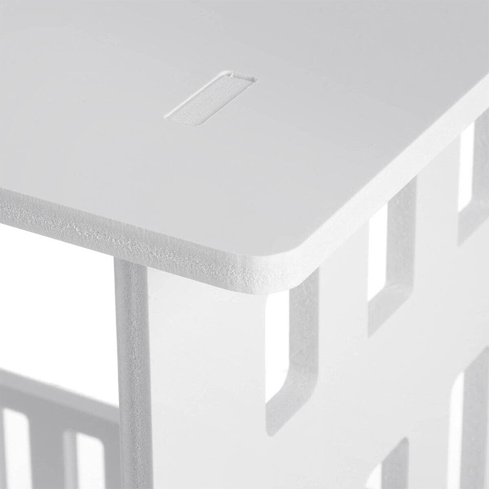 Thé Blanc Café Petite Table Canapé Side Table Storage Rack Bedside Table UK