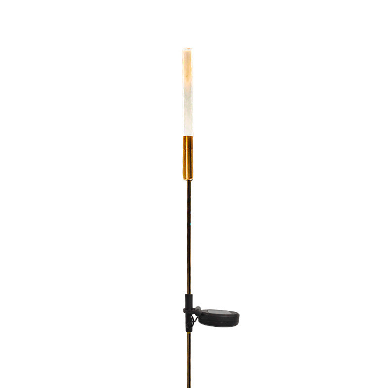Lampe de pelouse extérieure solaire rose