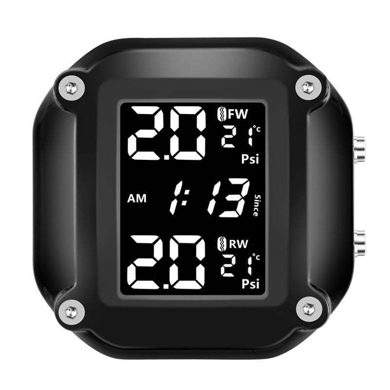 Moto Moniteur de pression de pneus Système de détection solaire haute précision
