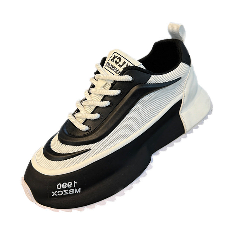 Printemps et été Argan courir sneaker adolescents haute qualité marque de mode épais fond dans
