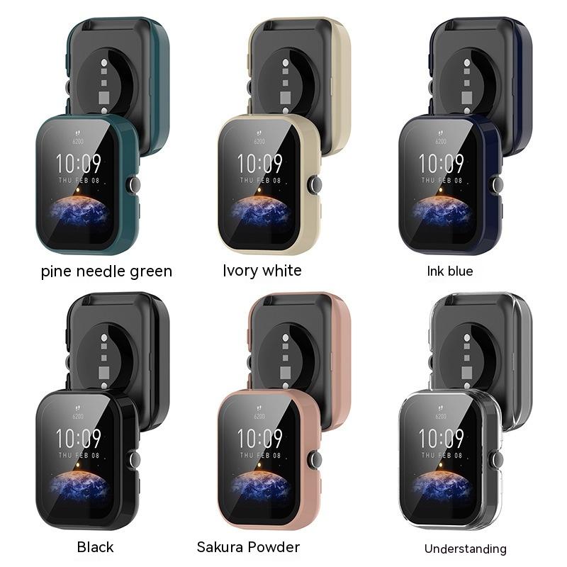 Applicable à Huami Amazfit Bip3 Pro Montre cas film trempé intégré Shell Drop-resist
