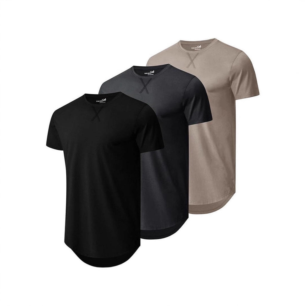 T-shirt d'été manches longues manches longues en coton Top