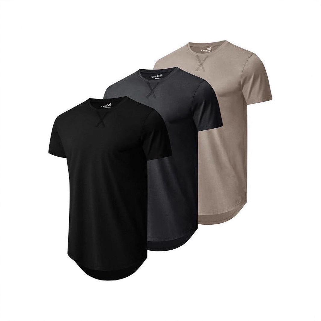 T-shirt d'été manches longues manches longues en coton Top
