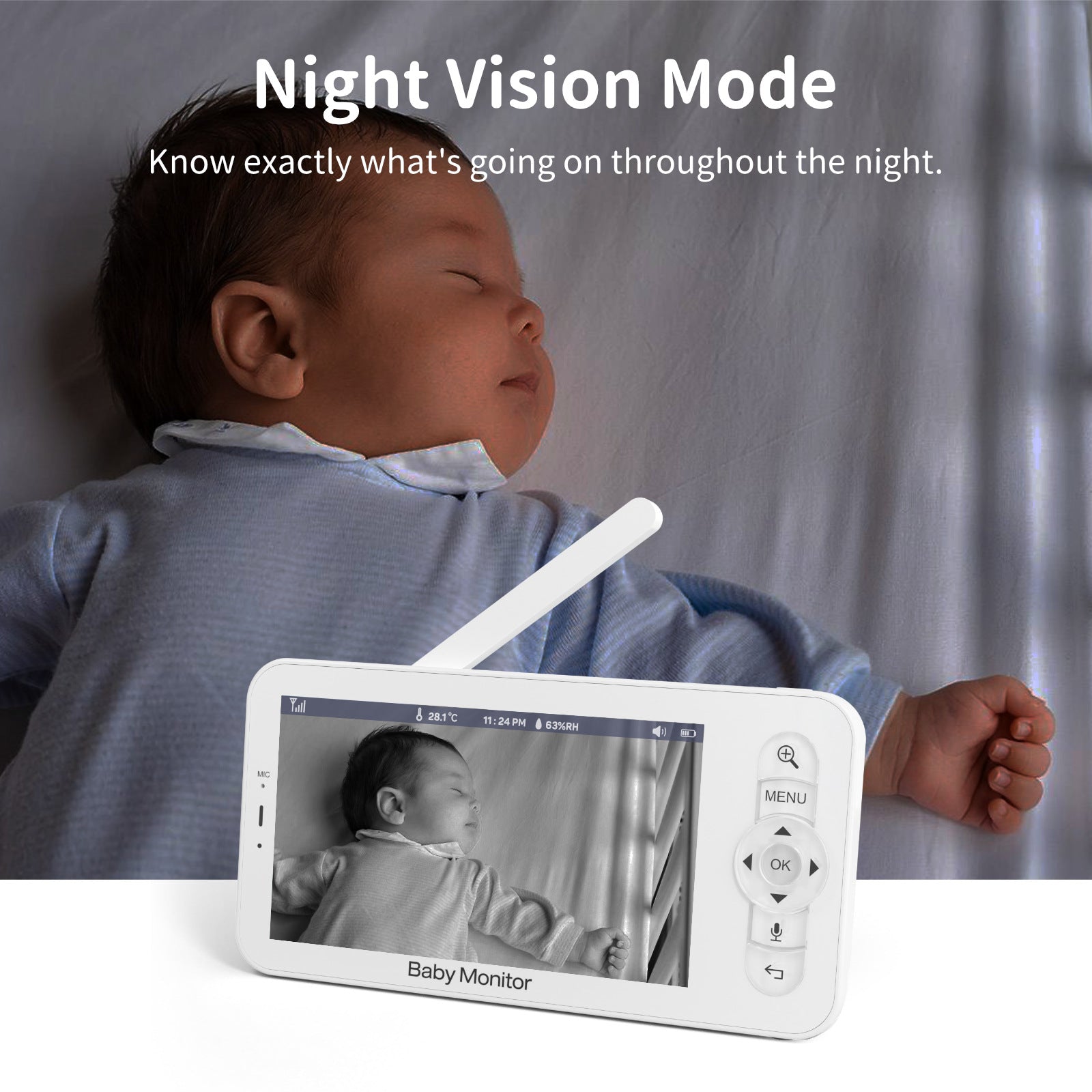 Baby Monitor Monitor peut être vu par téléphone portable