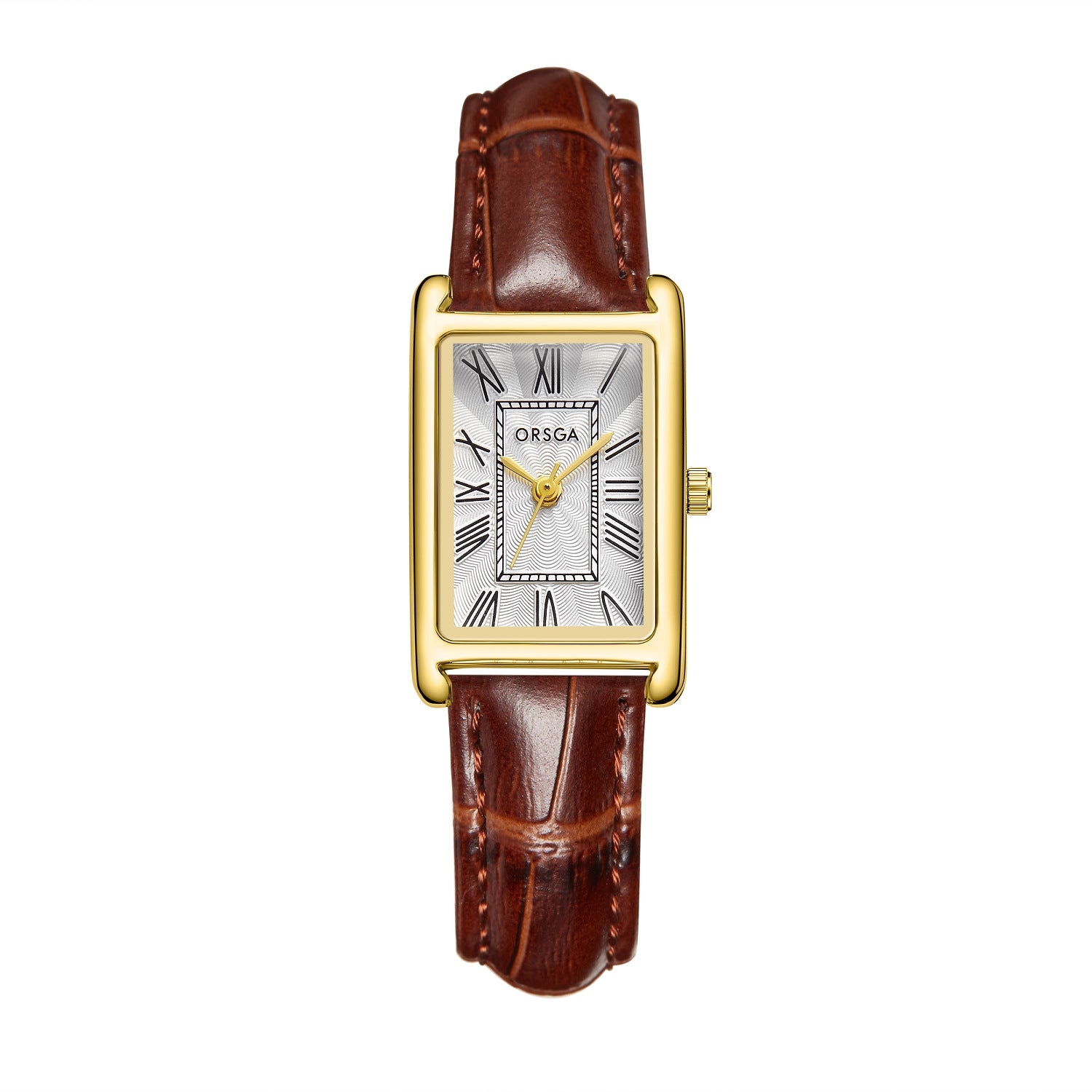 Montre Quartz en acier carré pour femmes mode
