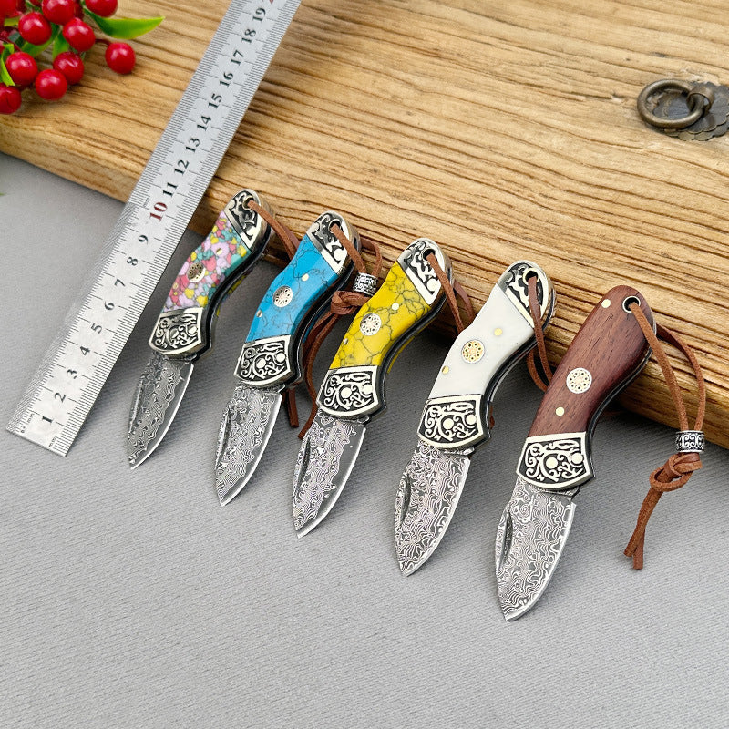 Porte-clés de poche portatif Mini couteau