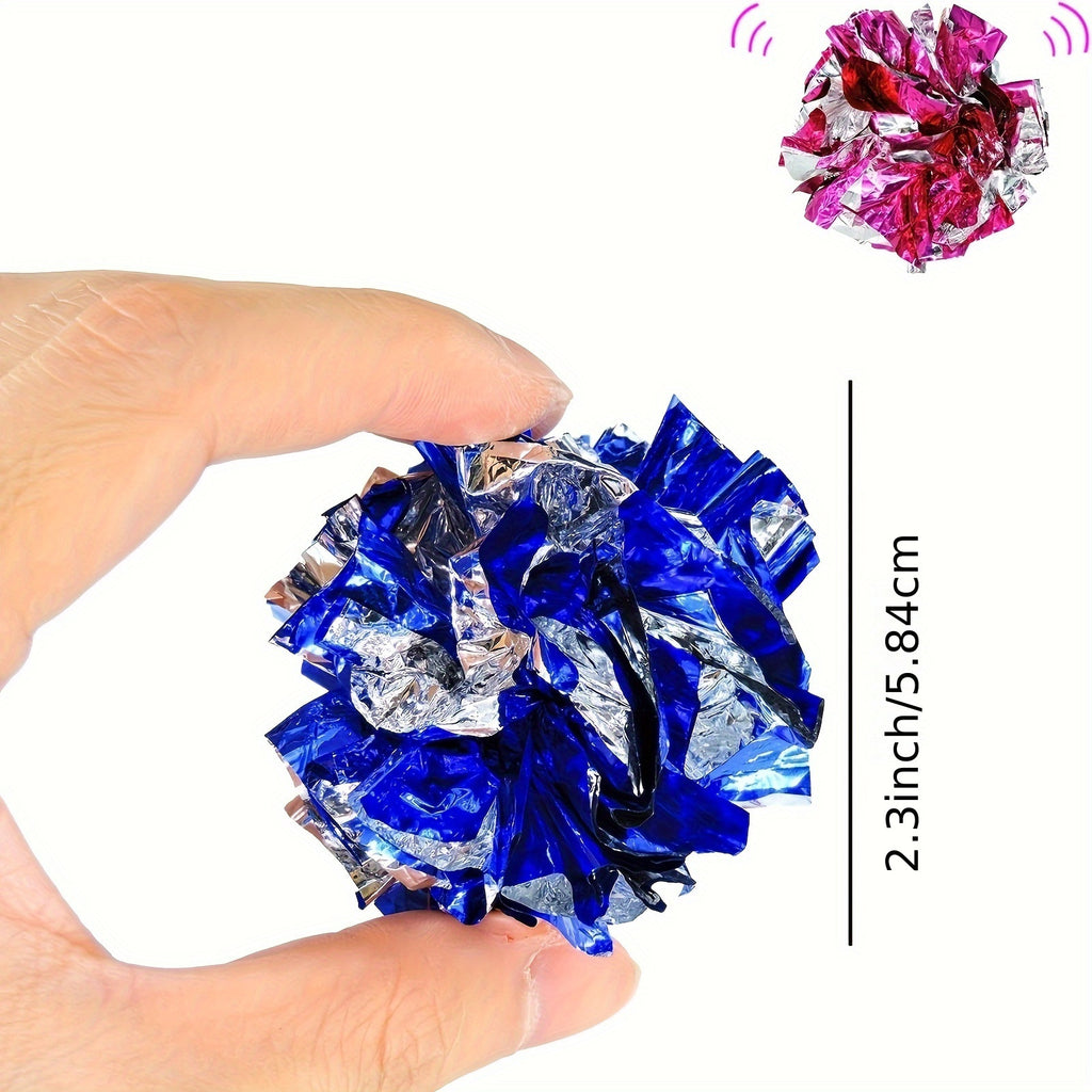 Jouet chat sonnerie papier boule couleur CGrasping Ball