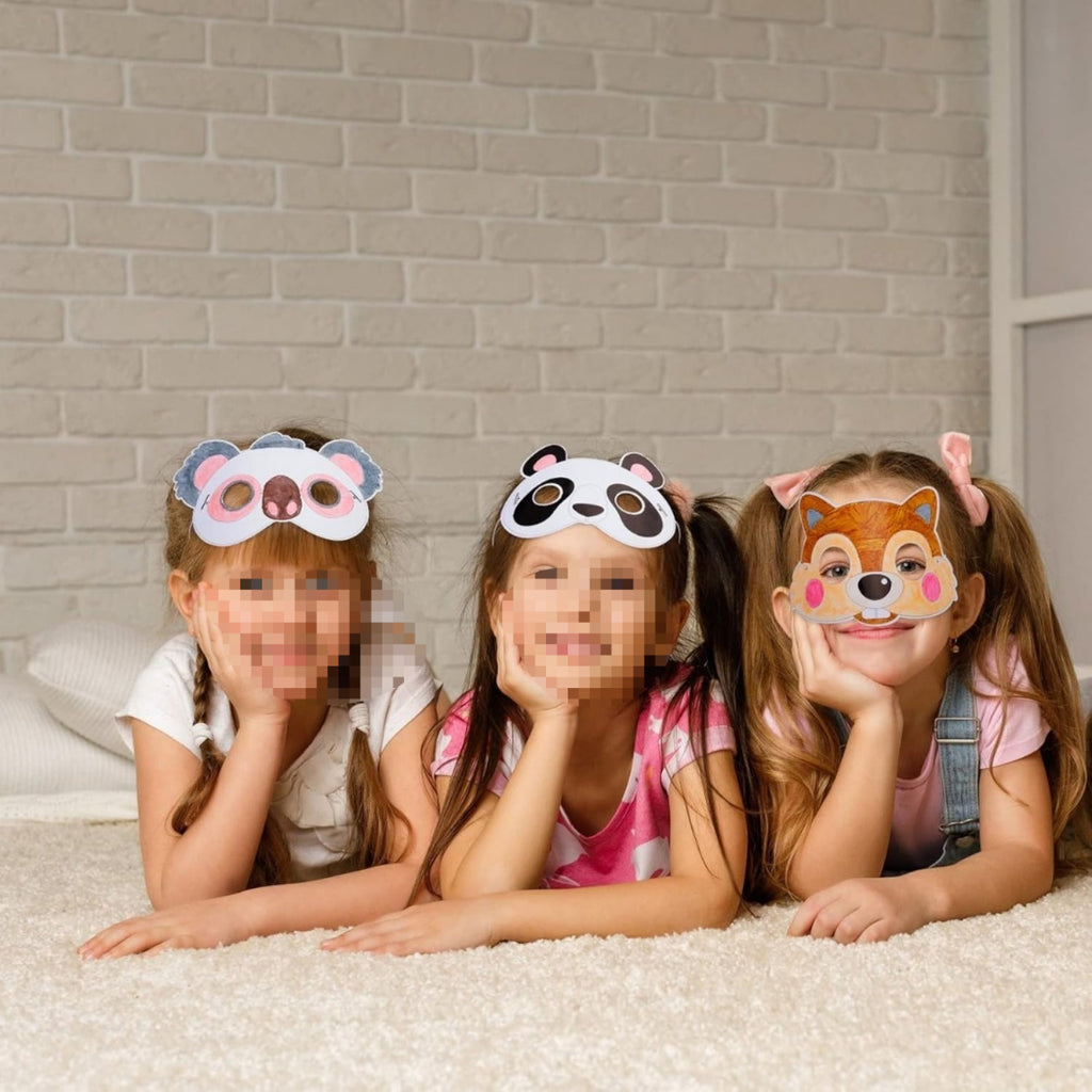 Ensemble de masques d'automne de 50 pièces avec 12 modèles animaux