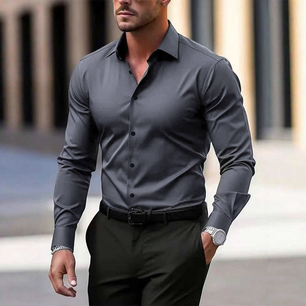Chemise Homme à manches longues Plus Taille Business