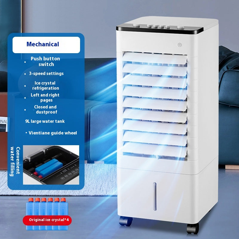 Ventilateur de réfrigération haut de gamme de ménage Voix Télécommande Ventilateur d'eau froide