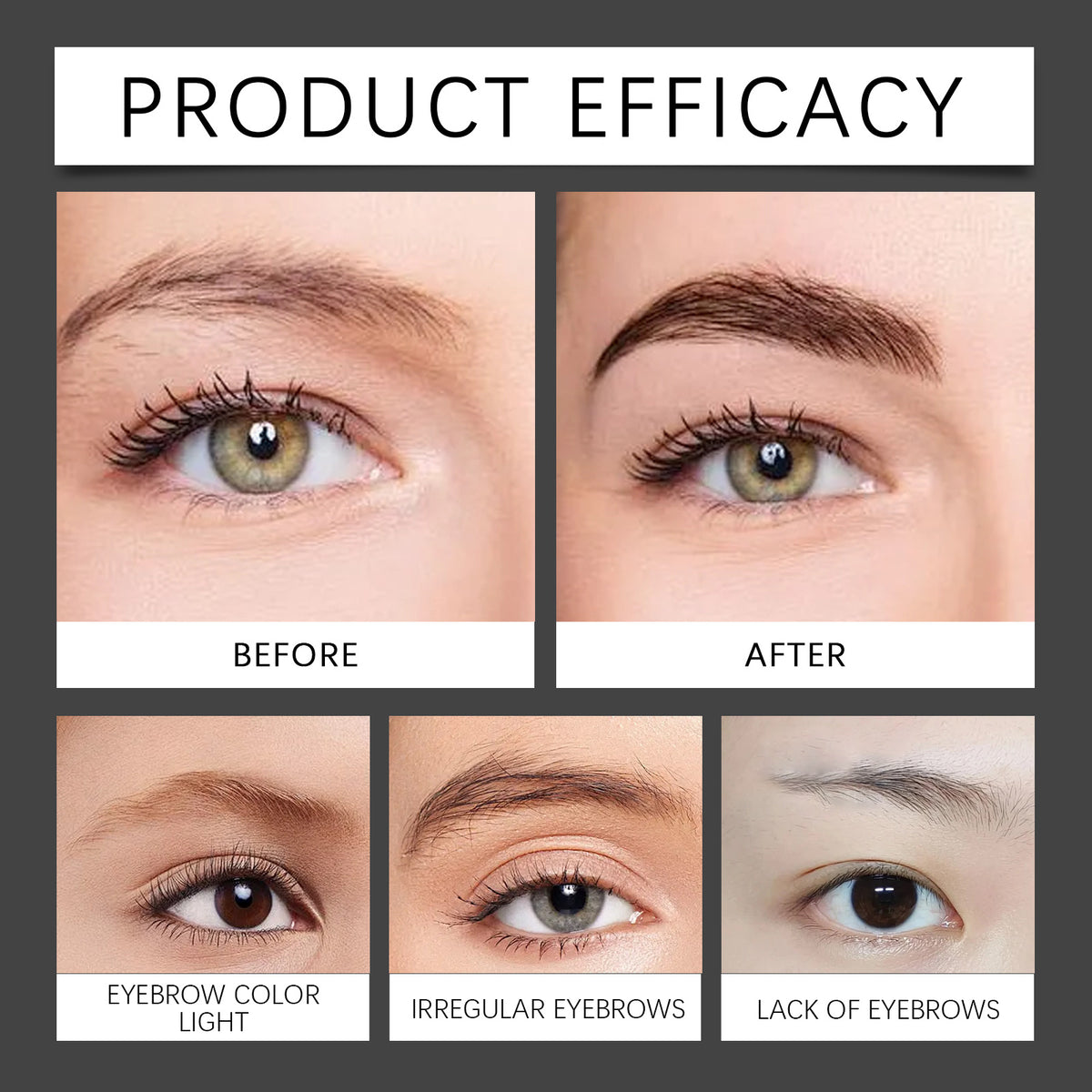 Decoration sauvage Exquise facile à utiliser ne pas façonner les sourcils