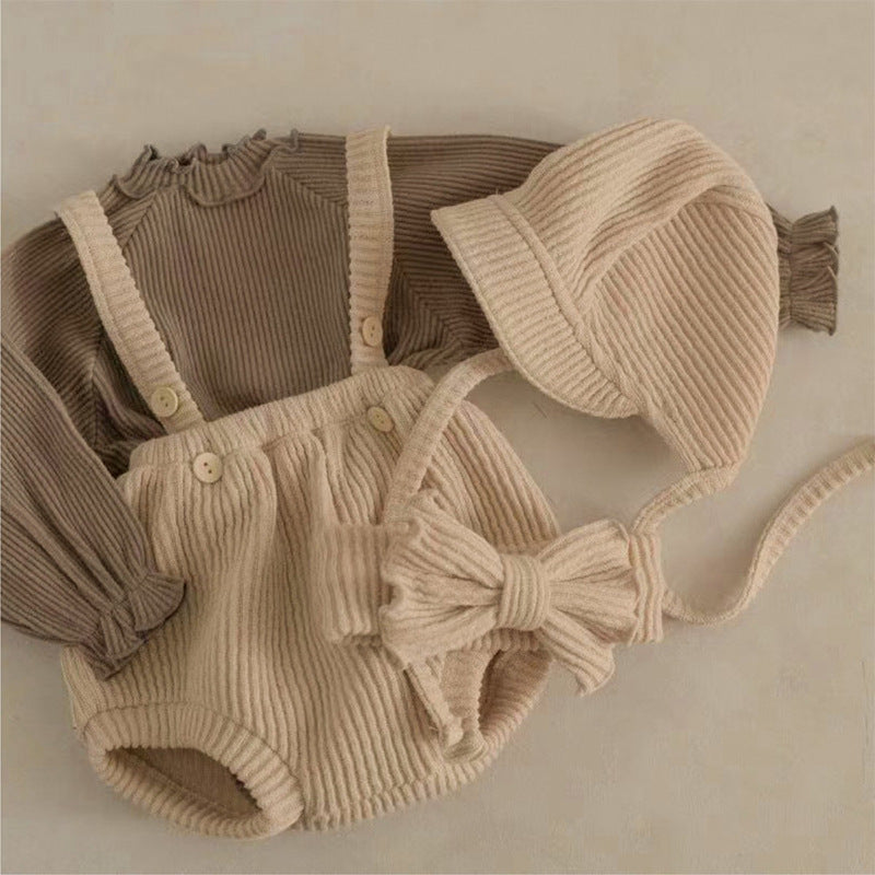 Ensembles de suspension tricotés pour bébés