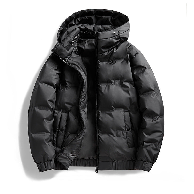 Manteau à capuche casual d'hiver pour hommes