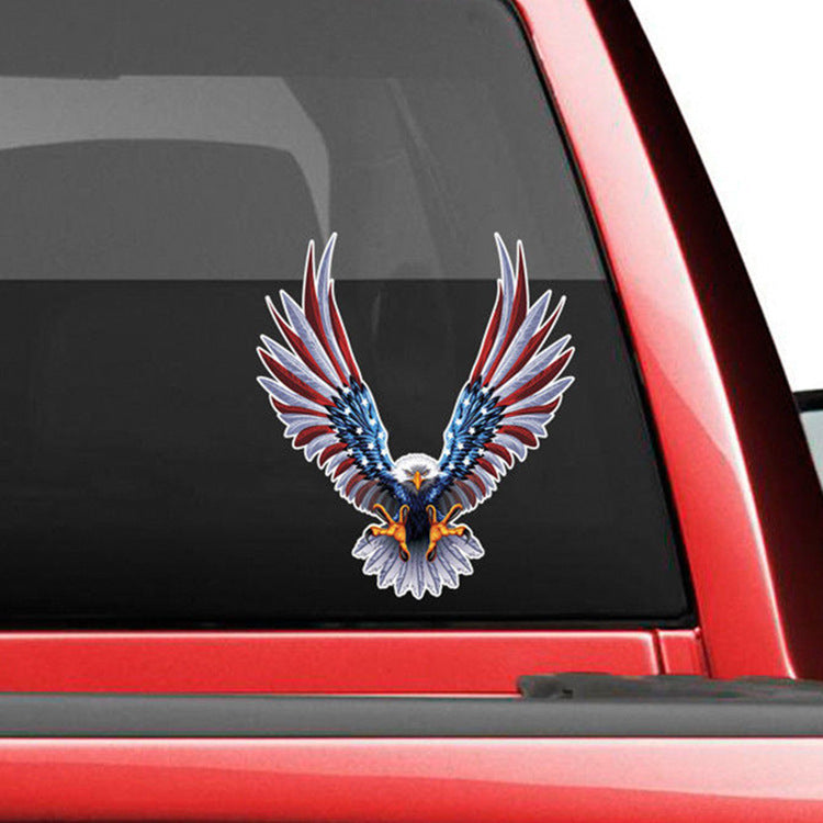 Eagle Personnalité réfléchissante Voiture Décoration du corps Décals