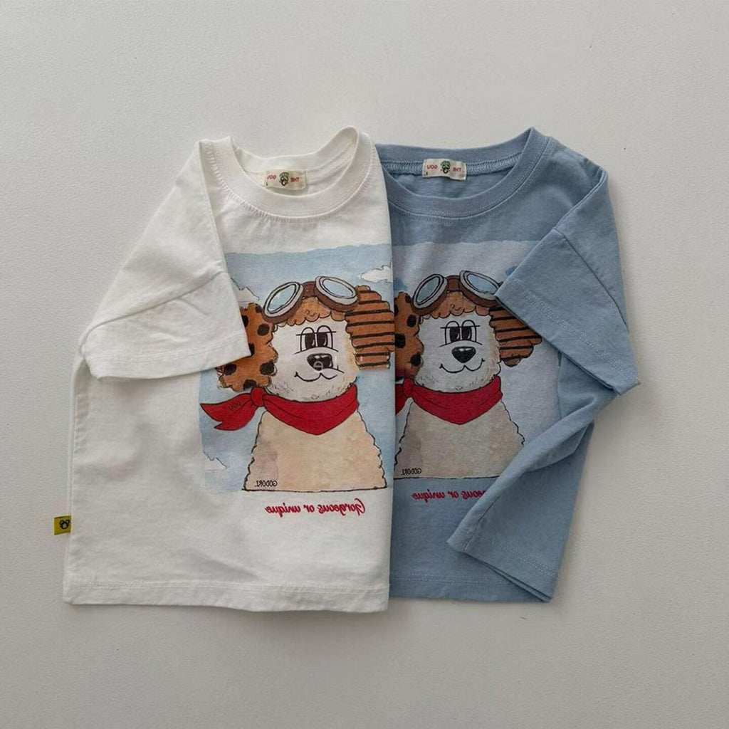 Summer Outfit Little Boy Cartoon All-match Top Kids