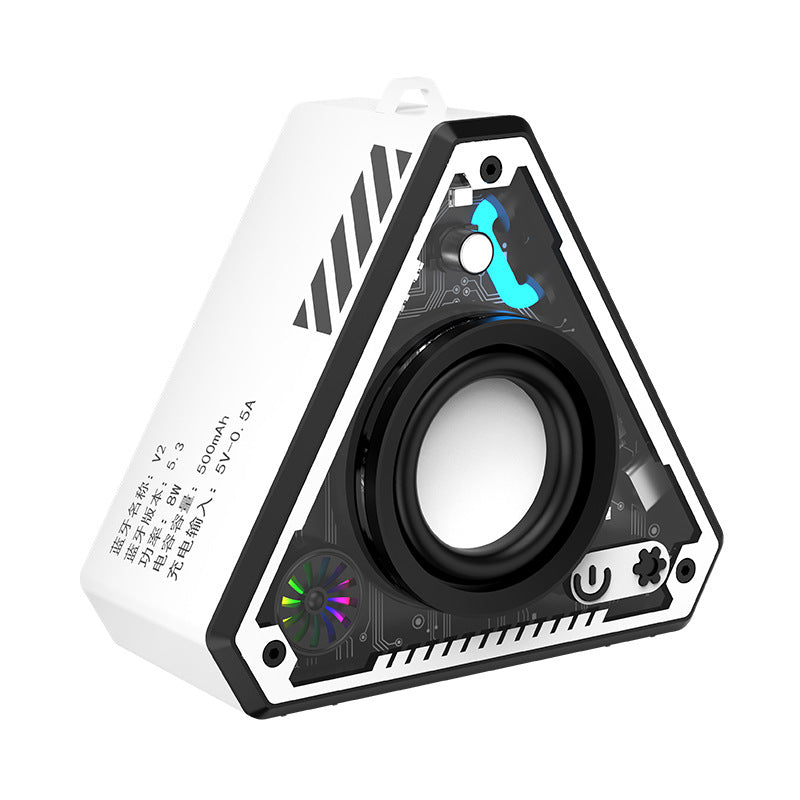 V2 Cool Mecha Bluetooth Haut-parleur HiFi Surround Sound Outdoor Portable