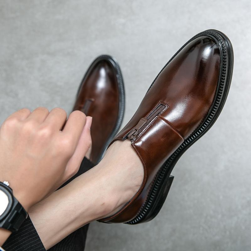 Style coréen Trendy Business Formal Pointed-toe Slip-on
