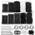 Hair Accessories Headpieces Updo Set Hair Clips Colorful Hair Ties U-shaped Clips