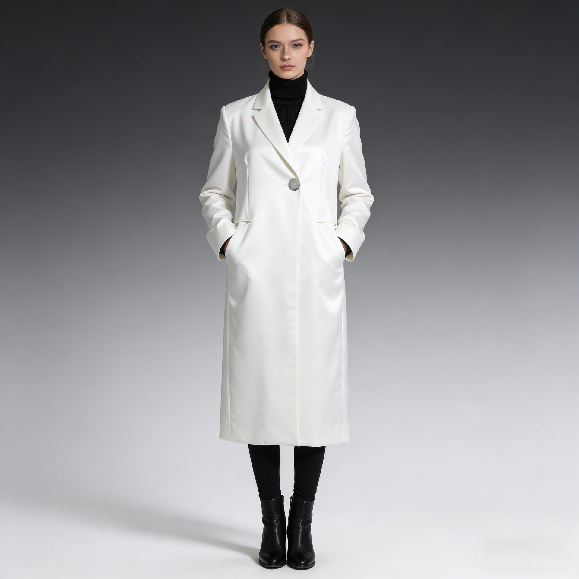 Manteau de trench pour femmes d'inspiration blazer