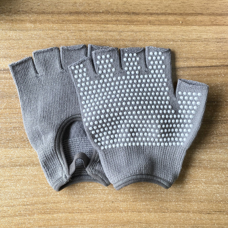 Gants antidérapants de yoga aérien en coton respirant