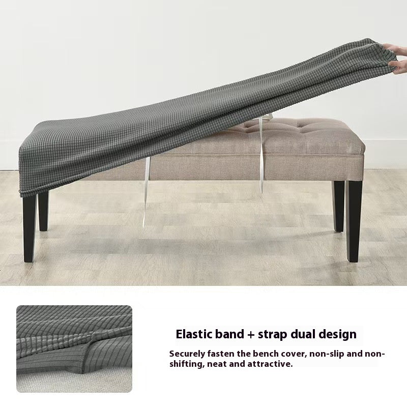 Couverture de la chaise en tissu de maïs étiré