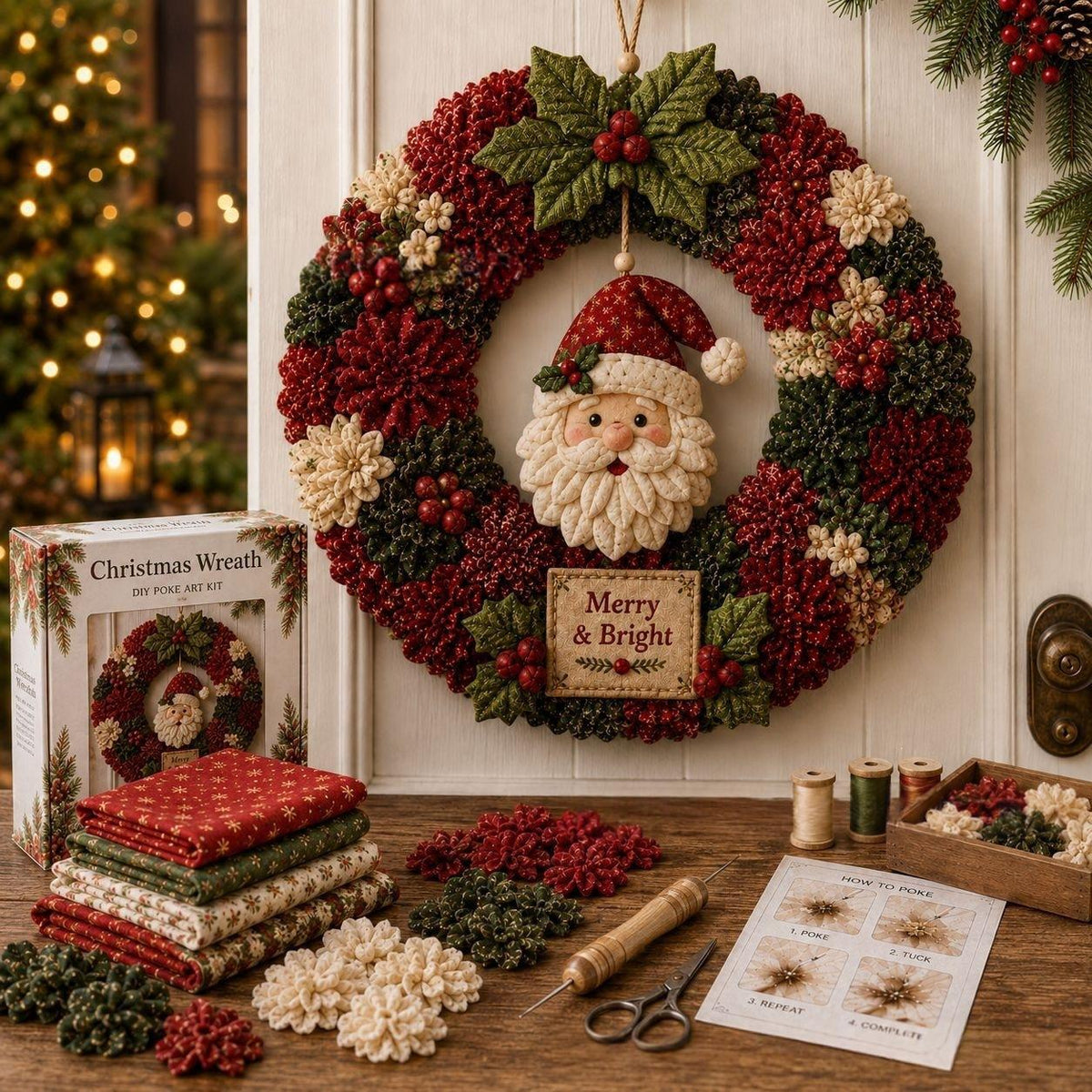 Kit de bricolage en tissu de Noël