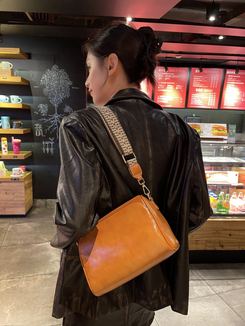 Sac de femme en cuir véritable
