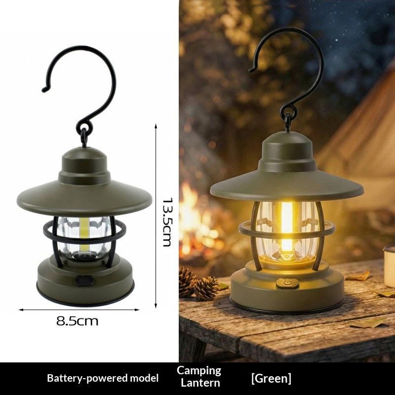 Lampe de camping rétro à énergie solaire