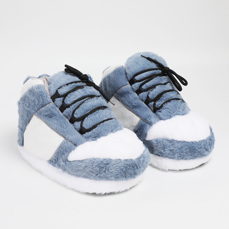 Grandes chaussures de coton en peluche