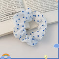 Wave point grand intestin cercle des cheveux-blanc bleu vague dot-1 pack
