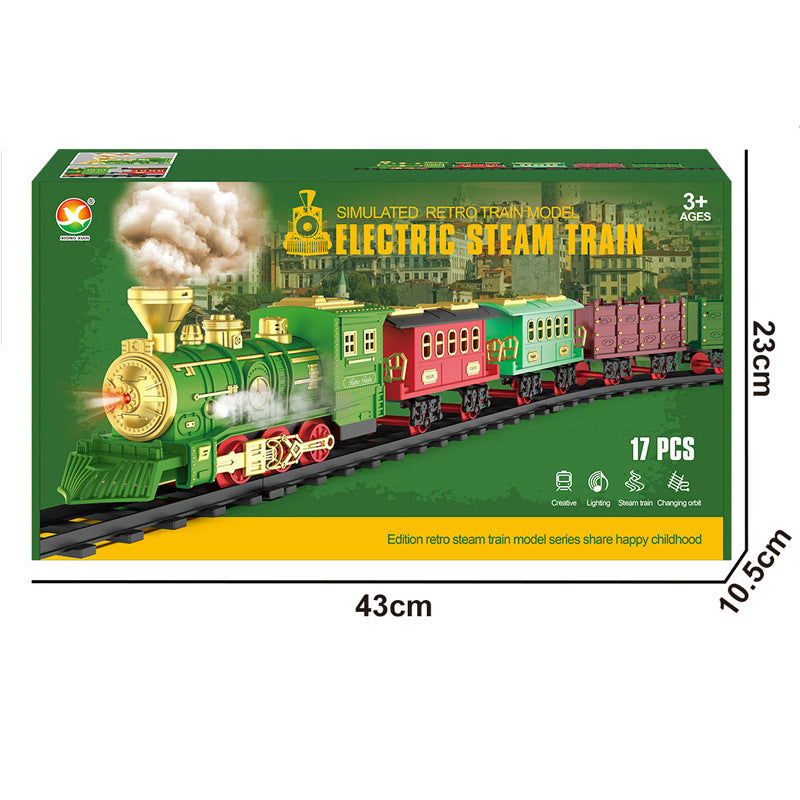 Classique Train Track Électrique Lamplight Musique Track Train Jeu