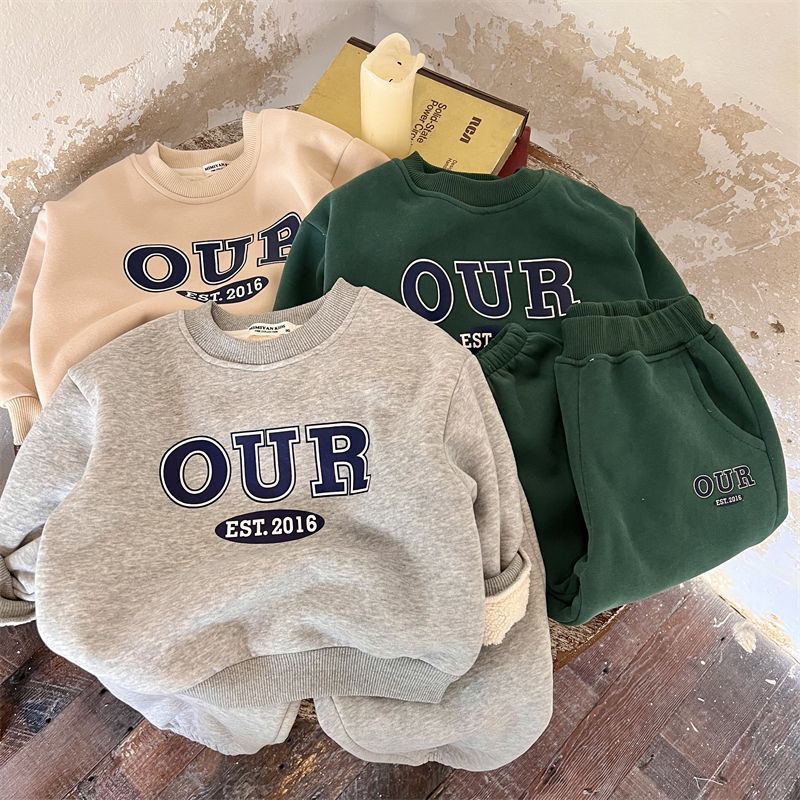En automne et en hiver Pantalon de bébé à capuche de style étranger pour enfants