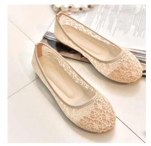 Chaussures Dentelle Respirante Hollow pour Femmes