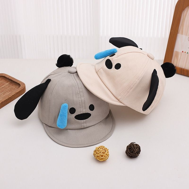 Bébé trois dimensions Puppy à oreilles draconiennes Soft Brimmed Baseball Cap Cute Cartoon Crying