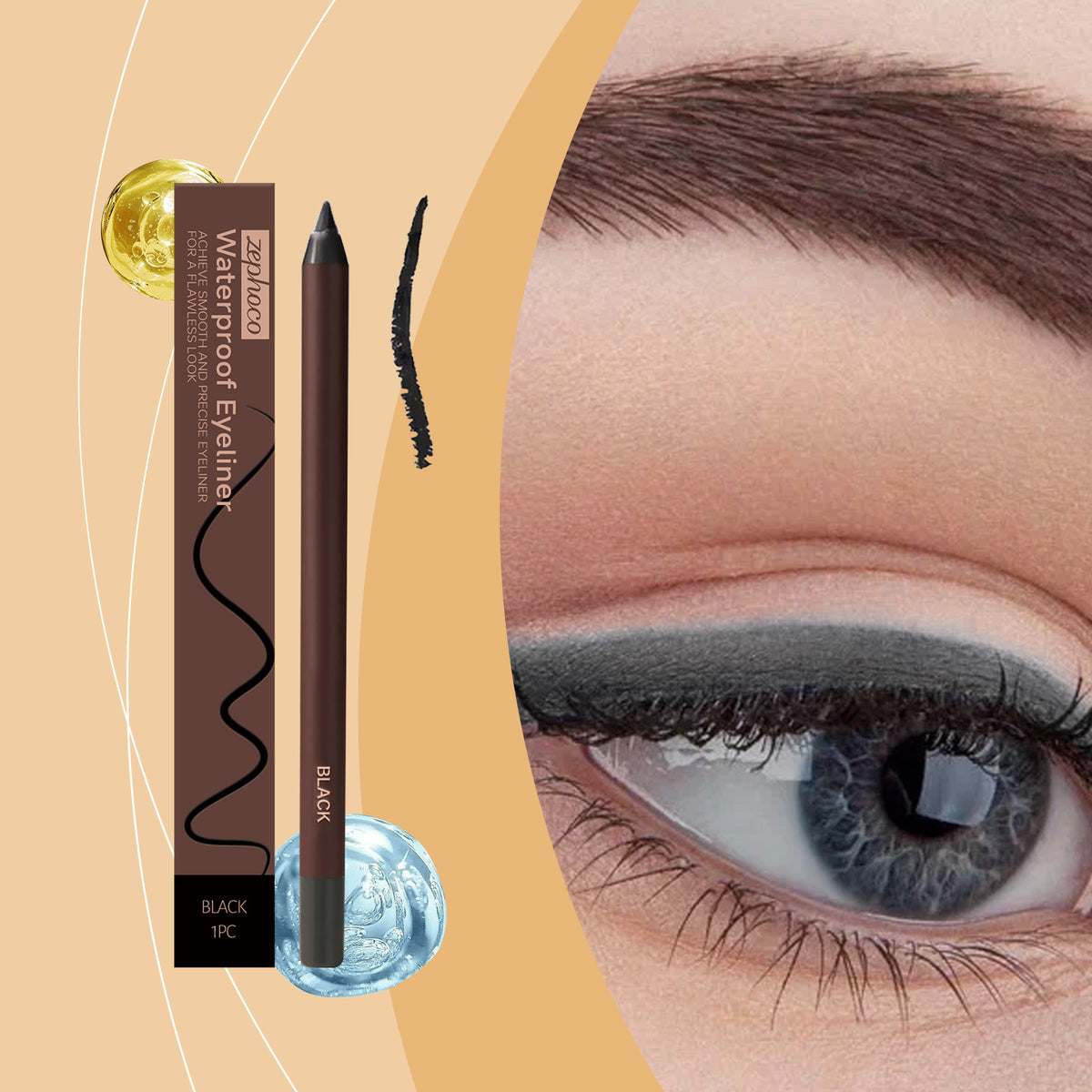 Waterproof Black Eyeliner