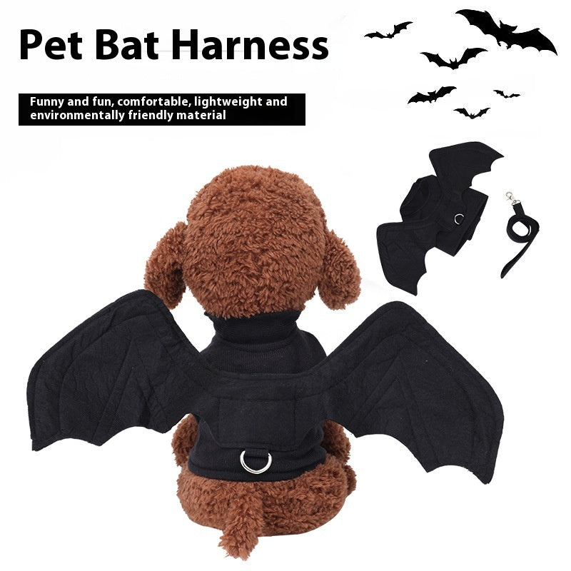 Animaux de compagnie Halloween ailes Cool Black Bat