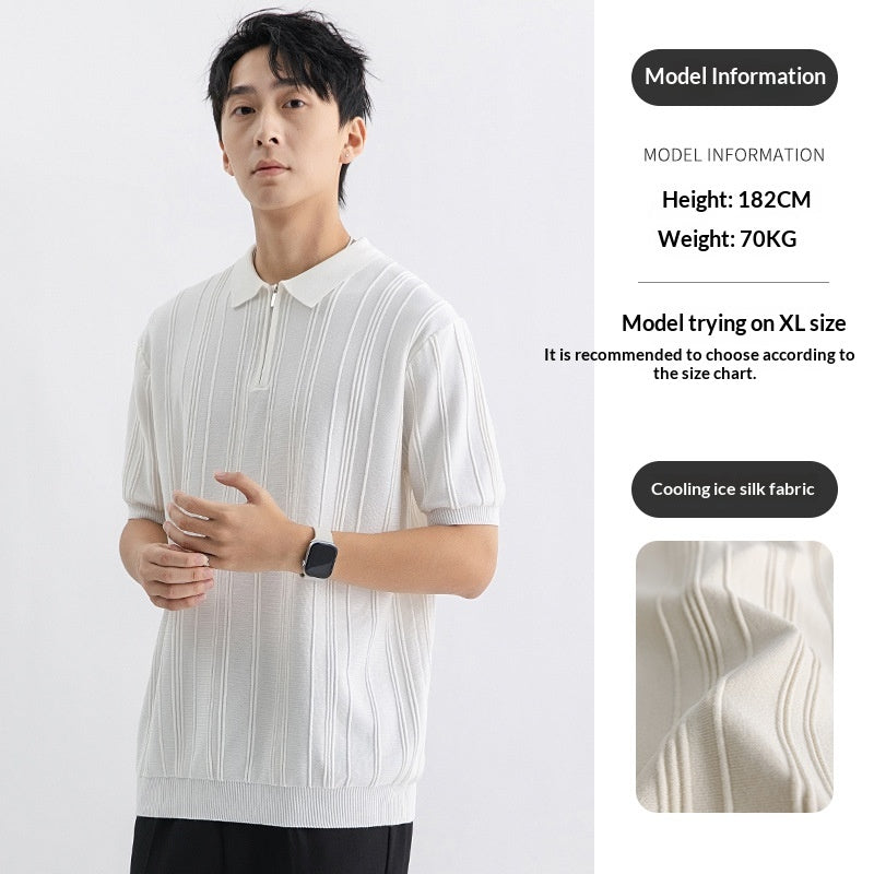 Polo Homme d'affaires T-shirt manches courtes