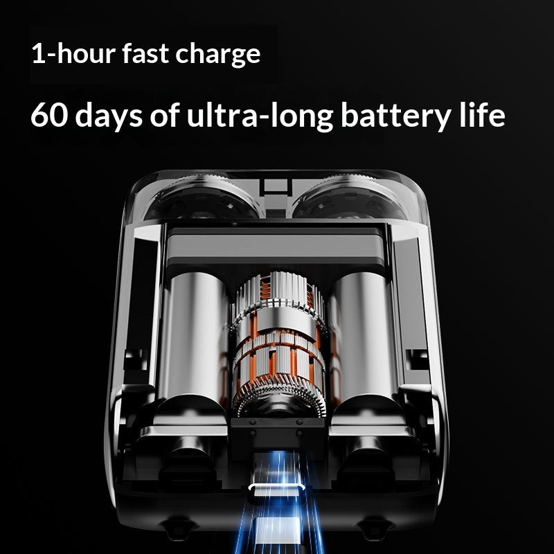 Mini rasoir électrique à double tête