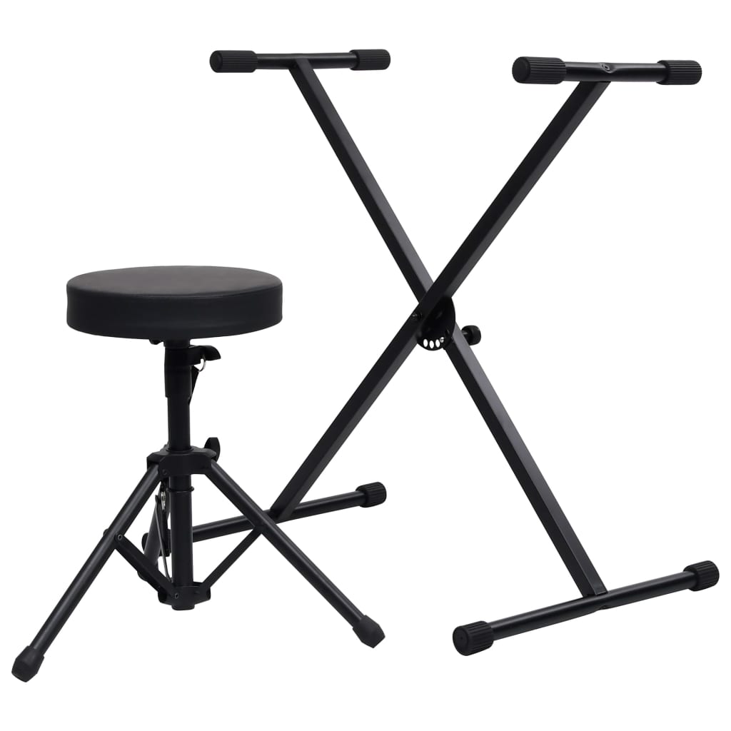 Porte-clés et tabouret Set noir