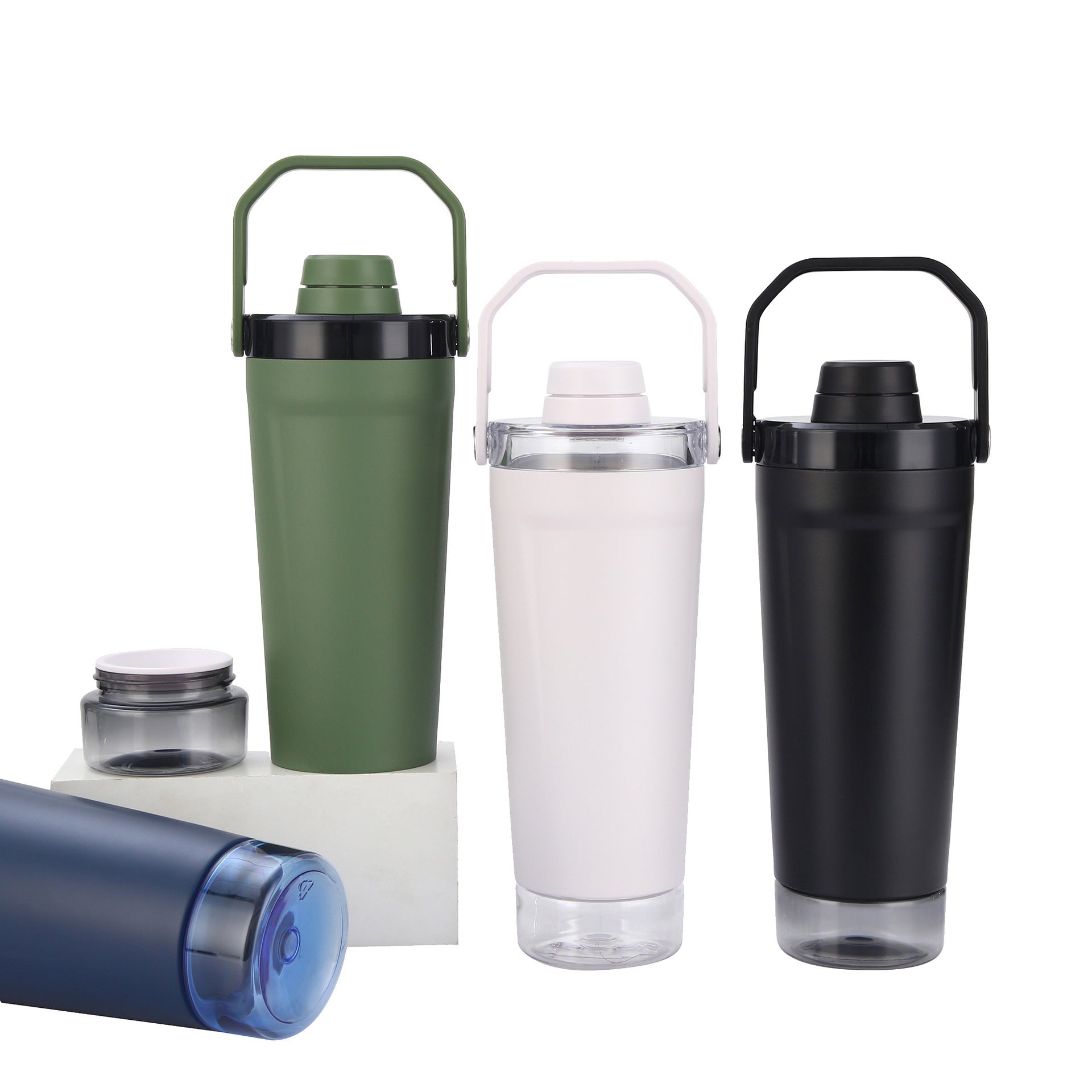 Grande capacité Portable Double couche 304 thermos en acier inoxydableMug