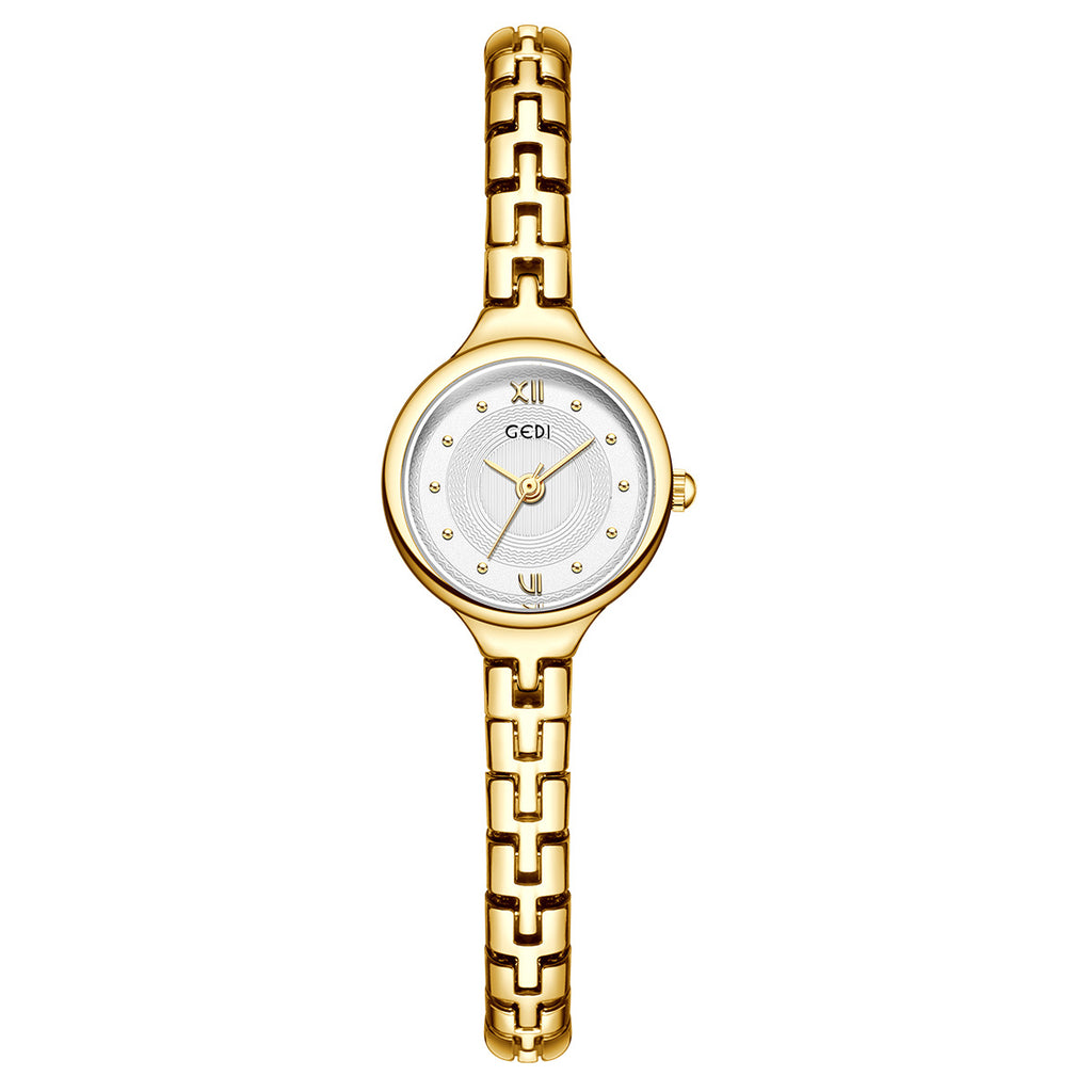 Mi-range léger luxe Niche Quartz bracelet montre avec un polyvalent sophistiqué Compact
