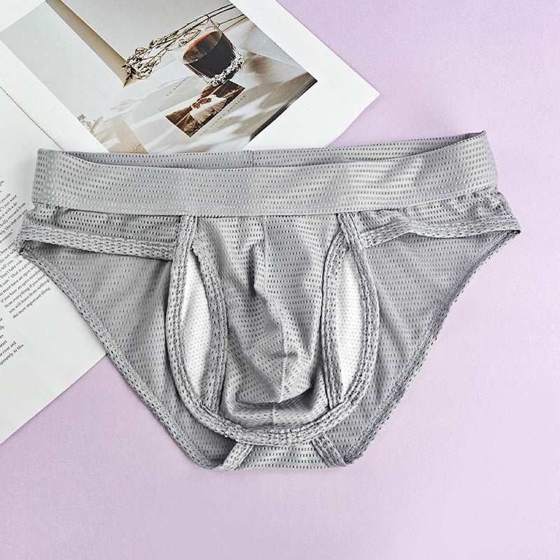 Sous-vêtements pour hommes Mesh Solid Color