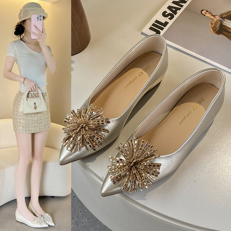 Femmes 6cm Hauteur invisible Augmenter Mary Jane Flats