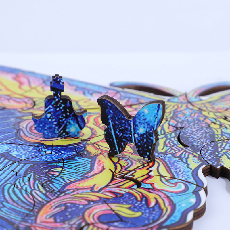A5 Puzzle animal en bois