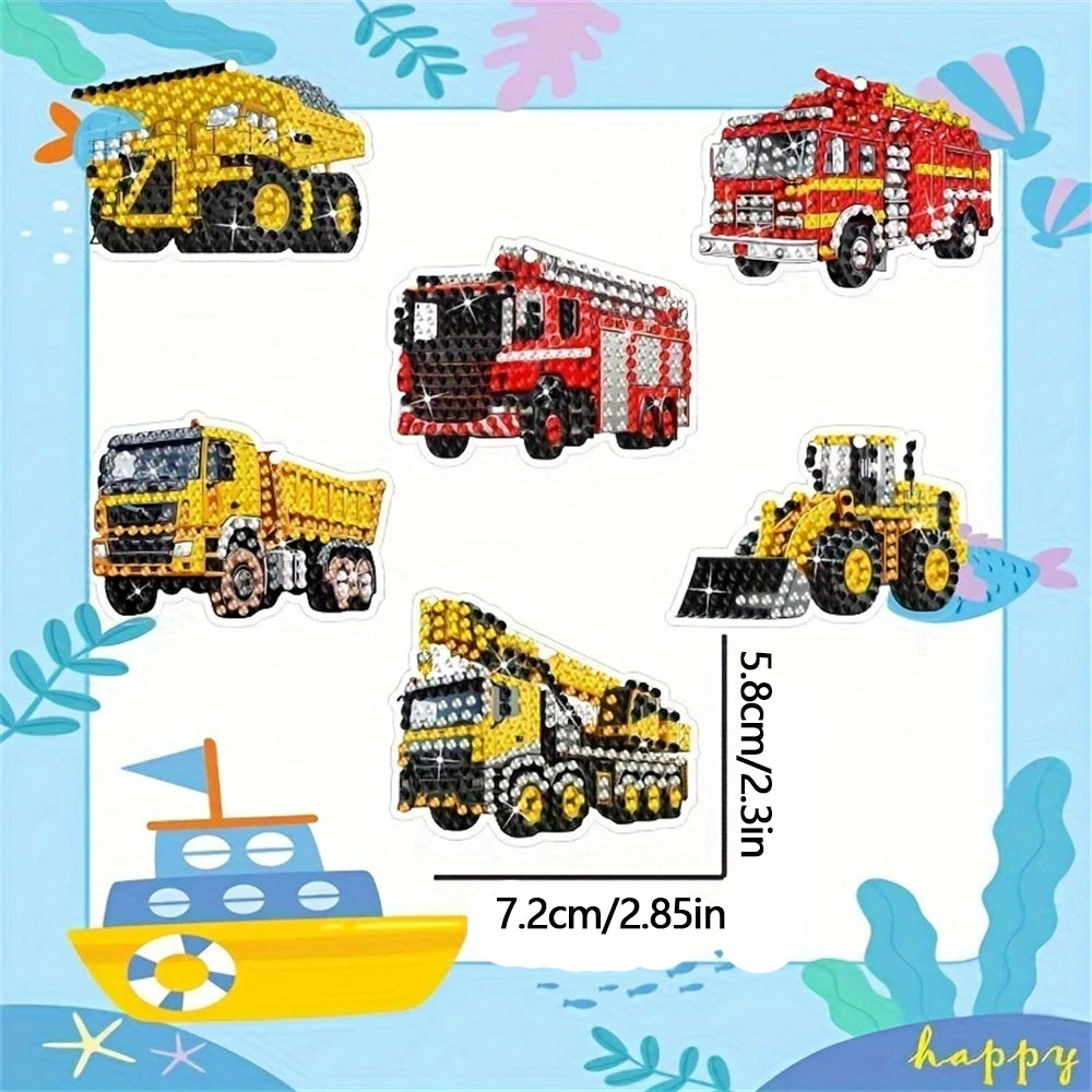 Porte-clés de peinture diamant bricolage - modèles de voiture